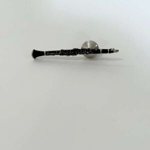 Future primitive clarinet musical instrument Lapel PIN black enamel. 2". 3.1gr.